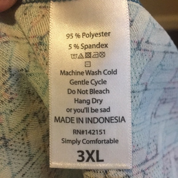 Plus Size LuLaRoe floral print dress size 3xl - Picture 4 of 6